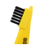 パフォーマンスギア（PG）ゴルフブラシ YEL PGIT4T3042