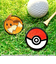 ホクシン（Hokushin）ポケットモンスター ゴルフマーカー BIGサイズ イーブイ PMM4 PMCLMK ｲｰﾌﾞｲ
