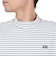 ROSASEN（ROSASEN）ゴルフウェア 吸水速乾 ベアテンボーダー 長袖モックネックシャツ 044-22911-005-24AW