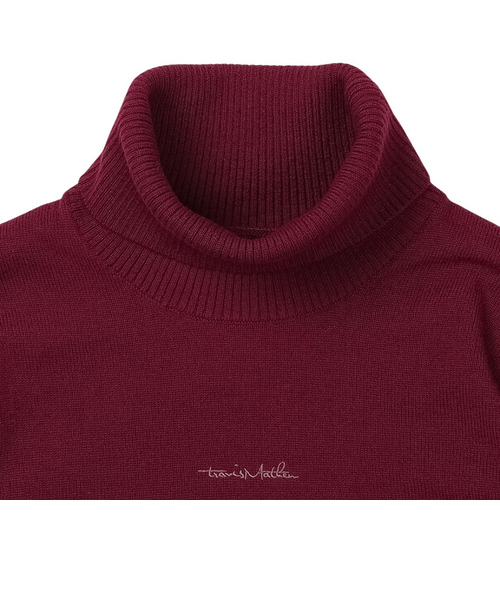 トラヴィスマシュー(Travis Mathew)ゴルフウェア 長袖タートルネックセーター 7AI039-6MLR(Men’s) トラヴィスマシュー（Travis Mathew）ゴルフウェア 長袖タートルネック