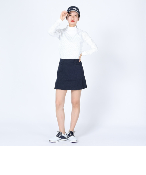 フィドラ（FIDRA）ゴルフウェア 発熱 プリーツスカート FD5QUP09 NVY