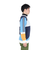 クランク（CLUNK）ゴルフウェア 配色クルーネックニット 長袖セーター CL5QTJ53 WHT