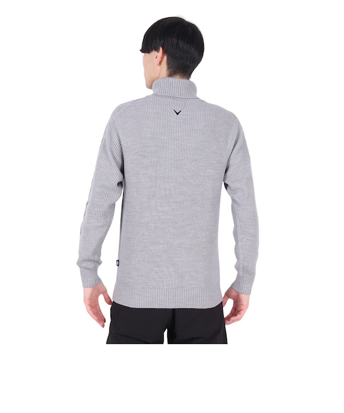 キャロウェイ（CALLAWAY）ゴルフウェア 長袖 吸湿発熱 アラン風