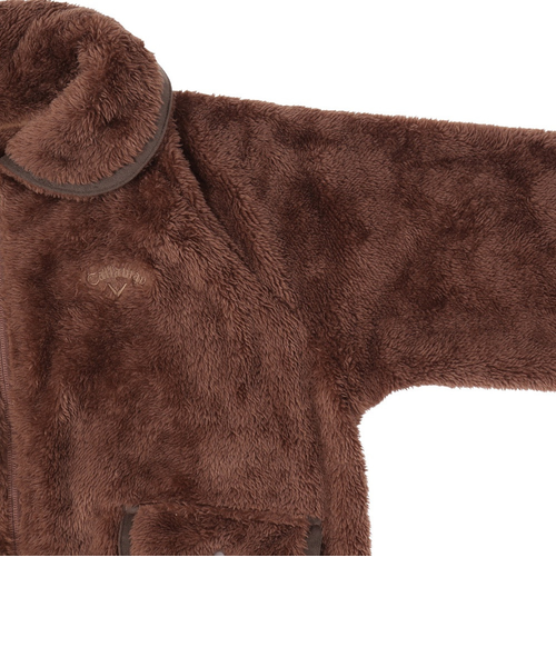 キャロウェイ(CALLAWAY)ゴルフウェア 裏起毛 フルジップ ボアブルゾン C23217206-1050(Lady’s) キャロウェイ（CALLAWAY）ゴルフウェア 裏起毛 フルジップ ボア