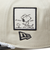 ニューエラ（NEW ERA）ゴルフ キャップ The Golfer PEANUTS ピーナッツ パッチ ストーン ブラックバイザー 14344504