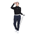ルコックスポルティフ（lecoqsportif）ゴルフウェア 保温 ストレッチフォーサー 長袖裏グリッドモックネックシャツ LG4FLS52L BK00