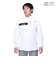 ルコックスポルティフ（lecoqsportif）ゴルフウェア 吸汗速乾 ストレッチフォーサー ベーシックデザイン 長袖シャツ LG4FLS00M WH00