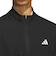 アディダス（adidas）ゴルフウェア 撥水 アディゼロ ファブリックミックス 長袖ハーフジップ ジャケット KUH42-JF4844BLK
