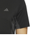 アディダス（adidas）ゴルフウェア 吸汗速乾 ファブリックミックス バックメッシュ 半袖シャツ KUH58-JF4886BLK