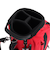 アディダス（adidas）ゴルフ スリーストライプス コーデュラ 軽量 カート式 キャディバッグ 4分割 KVH34-JH3720RED