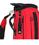 アディダス（adidas）ゴルフ スリーストライプス コーデュラ 軽量 カート式 キャディバッグ 4分割 KVH34-JH3720RED