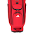 アディダス（adidas）ゴルフ スリーストライプス コーデュラ 軽量 カート式 キャディバッグ 4分割 KVH34-JH3720RED