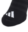 アディダス（adidas）ハーフクルー丈 ソリッド クッションソックス KSM66-JD4436BLK
