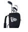 ニューエラ（NEW ERA）ゴルフ キャディバッグ レンジケース ワードマークロゴ ブラック×ホワイト 14518207