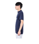 ゴルフウェア 吸水速乾 半袖 LIVELUCKY ハイネックTシャツ BA5RTG02 NVY