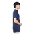ゴルフウェア 吸水速乾 半袖 LIVELUCKY ハイネックTシャツ BA5RTG02 NVY