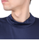 ゴルフウェア 吸水速乾 半袖 LIVELUCKY ハイネックTシャツ BA5RTG02 NVY