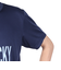 ゴルフウェア 吸水速乾 半袖 LIVELUCKY ハイネックTシャツ BA5RTG02 NVY