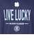 ゴルフウェア 吸水速乾 半袖 LIVELUCKY ハイネックTシャツ BA5RTG02 NVY
