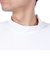 ゴルフウェア 吸水速乾 半袖 ビッグロゴ ハイネックTシャツ BA5RTG03 WHT