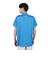ゴルフウェア 吸水速乾 半袖 LIVELUCKY ハイネックTシャツ BA5RTG02 BLU