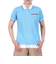 ゴルフウェア 吸水速乾 3Dプリント 半袖 ポロシャツ BA5RUG25 SAX