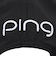 ピン（PING）ゴルフ 撥水 ツアーキャップ HW-L2501 BK 38218