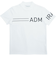 アドミラル ゴルフ（Admiral GOLF）ゴルフウェア 吸汗速乾 CARAT ビッグロゴ 半袖モックシャツ ADMA518-WHT