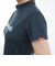 アドミラル ゴルフ（Admiral GOLF）モックネック ゴルフ 半袖 カラタッチ ロゴプリントモックシャツADLA518-NVY