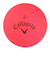 キャロウェイ（CALLAWAY）ゴルフボール SUPERSOFT RED 25 3B スリーブ(3個入り)