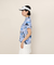 クランク（CLUNK）ゴルフウェア 吸汗速乾 消臭 花柄グラフィック 半袖 モックネックシャツ CL5TUG14 NVY