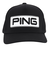 ピン（PING）ゴルフ 撥水 ツアーキャップ HW-T2501 BK 38205