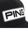 ピン（PING）ゴルフ 撥水 ツアーキャップ HW-T2501 BK 38205