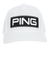 ピン（PING）ゴルフ 撥水 ツアーキャップ HW-T2501 WH 38205