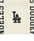 エムエルビー（MLB）ゴルフ MLBミニトートバッグ ロサンゼルス・ドジャース LA-TTBM03/IVORY