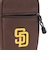 エムエルビー（MLB）ゴルフ MLBミニショルダーバッグ サンディエゴ・パドレス SD-SD120/BROWN