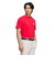 アディダス（adidas）ゴルフウェア スリーストライプス 半袖 モックネックシャツ KVH10-JF6270RED