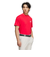 アディダス（adidas）ゴルフウェア スリーストライプス 半袖 モックネックシャツ KVH10-JF6270RED
