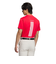アディダス（adidas）ゴルフウェア スリーストライプス 半袖 モックネックシャツ KVH10-JF6270RED