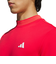 アディダス（adidas）ゴルフウェア スリーストライプス 半袖 モックネックシャツ KVH10-JF6270RED