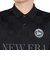 ニューエラ（NEW ERA）ゴルフウェア 吸汗速乾 半袖 ポロシャツ Checker Pattern ブラック 14391518