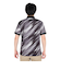 ニューエラ（NEW ERA）ゴルフウェア 吸汗速乾 半袖 鹿の子 ポロシャツ Palm Leaf Camo ブラック 14391488