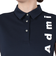 アドミラル ゴルフ（Admiral GOLF）ゴルフウェア 吸水速乾 カノコ ブロッキング 半袖 キャップスリーブポロシャツ ADLA528-NVY