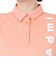 アドミラル ゴルフ（Admiral GOLF）ゴルフウェア 吸水速乾 カノコ ブロッキング 半袖 キャップスリーブポロシャツ ADLA528-CPNK