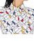 ルコックスポルティフ（lecoqsportif）ゴルフウェア 吸汗速乾 カラーブロック 総柄半袖シャツ LG5SHS07L WH00