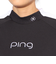 ピン（PING）ゴルフウェア 速乾 ダブルメッシュ 半袖ハイネックシャツ 622-5167304-010