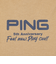ピン（PING）ゴルフウェア モックネック プレーティング天竺 半袖ハイネックシャツ 621-5167307-040