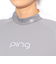 ピン（PING）ゴルフウェア 速乾 ダブルメッシュ ハイネック半袖シャツ 622-5167304-020