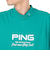 ピン（PING）ゴルフウェア モックネック 半袖 メンズ プレーティング天竺 半袖ハイネックシャツ 621-5167307-111