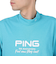 ピン（PING）ゴルフウェア モックネック 半袖 メンズ プレーティング天竺 半袖ハイネックシャツ 621-5167307-110